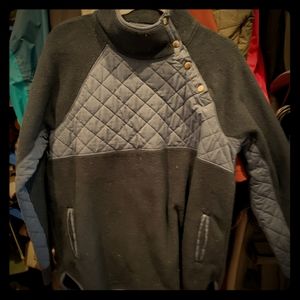 Abercrombie and fitch quilted fleece mint cond.